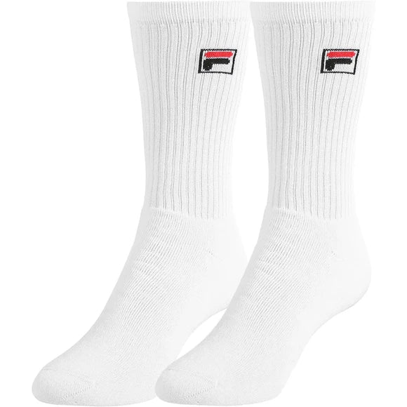 Fila Chaussettes Hautes Blanc