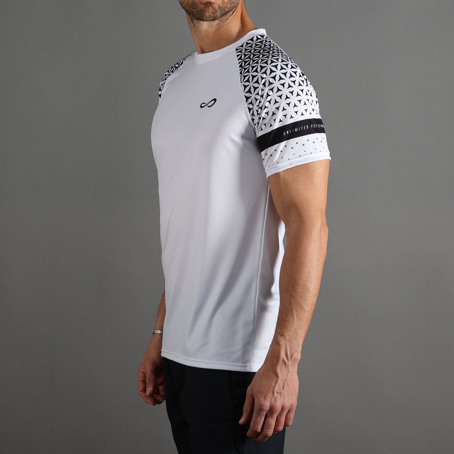 Endless T-Shirt Feisty Geo Blanc