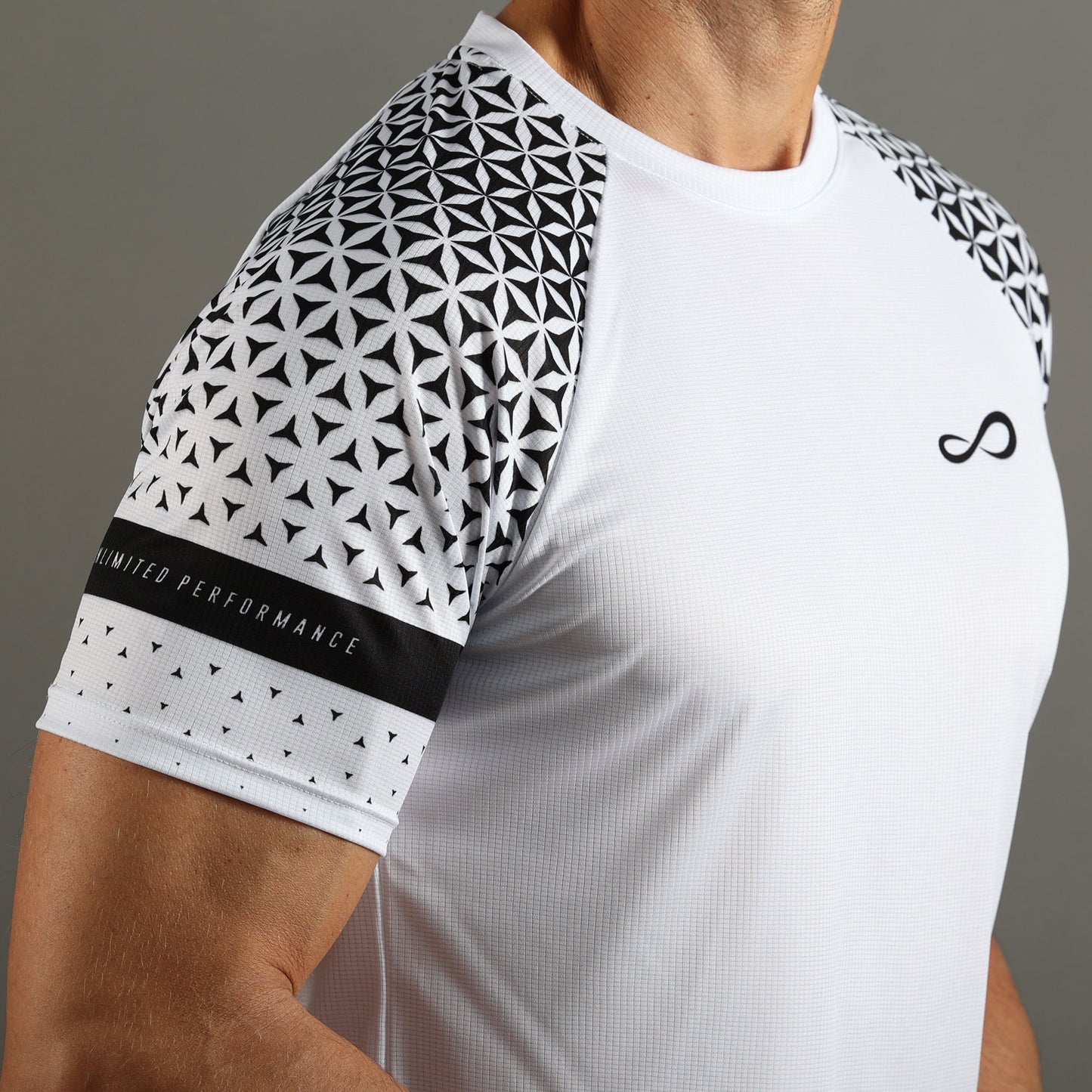 Endless T-Shirt Feisty Geo Blanc