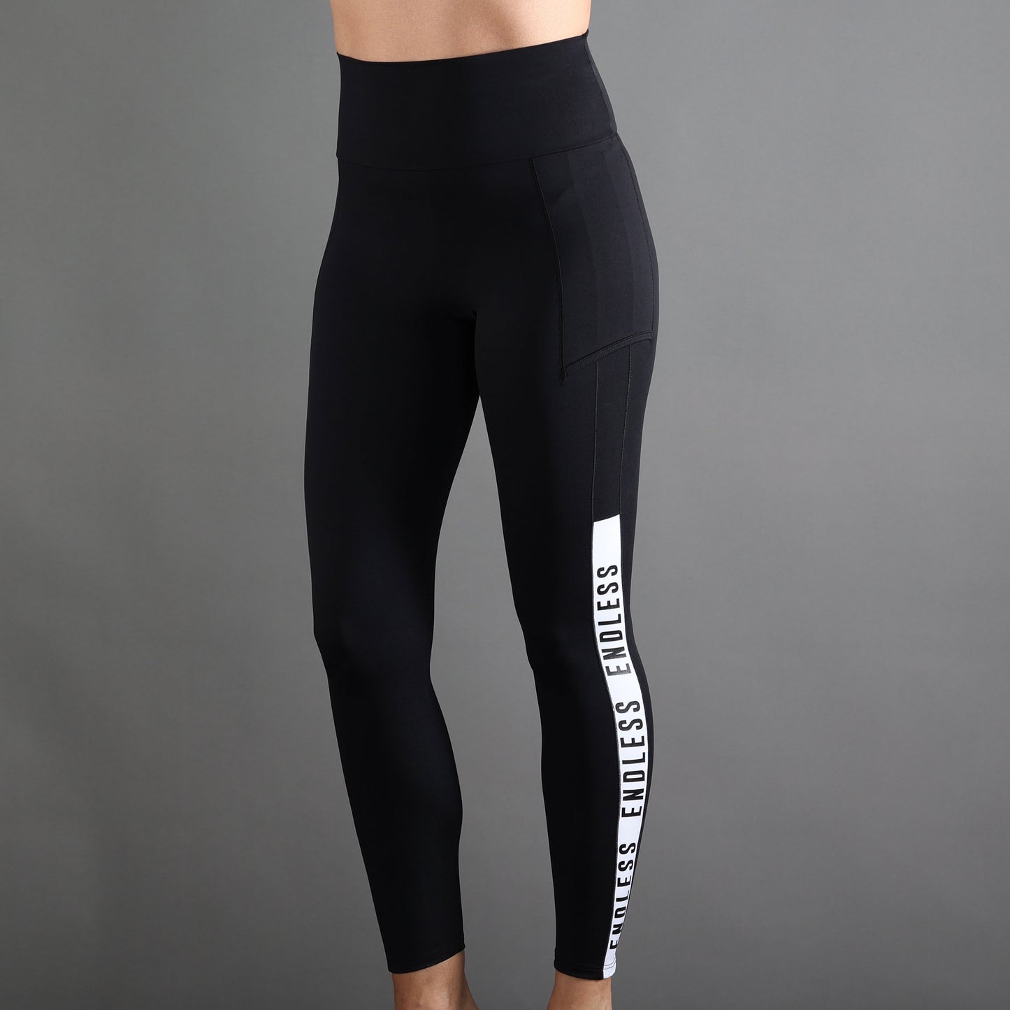 LEGGINGS SYNCRO - BLACK WHITE