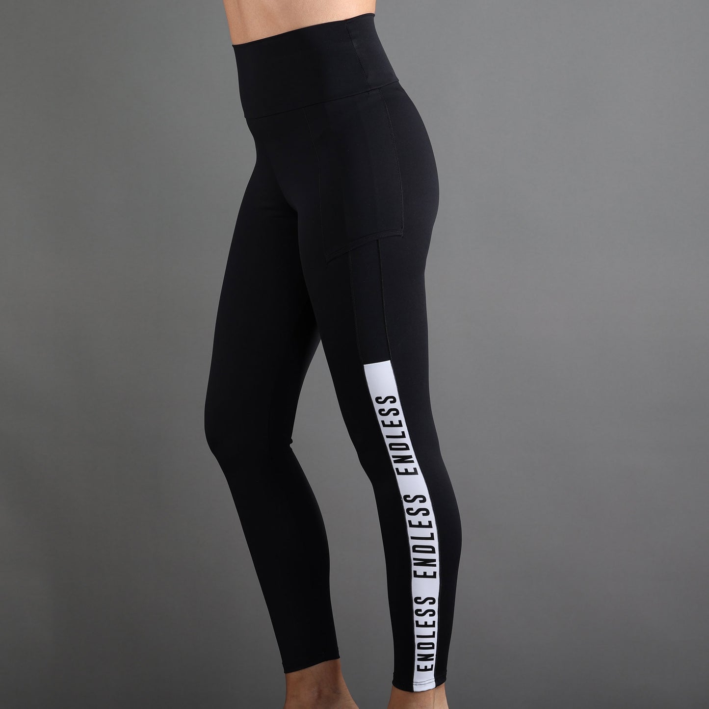 LEGGINGS SYNCRO - BLACK WHITE