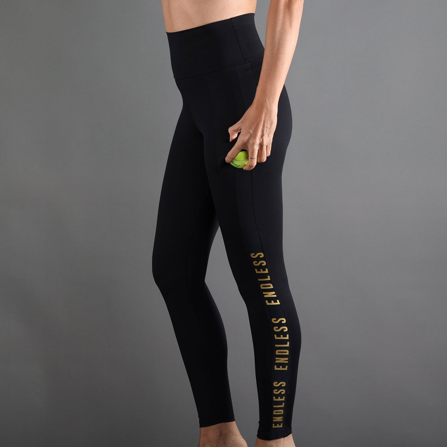LEGGINGS SYNCRO - BLACK GOLD