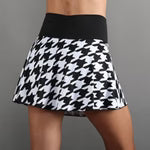 ENDLESS SKIRT LUX II PIED DE POULES NOIR