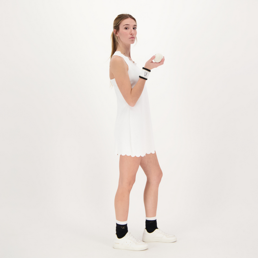 Vieux Jeu Robe Fleur Blanc