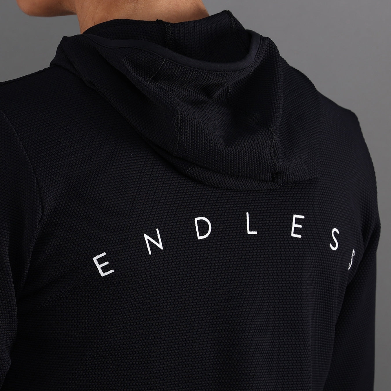 ENDLESS SWEAT-SHIRT BREATH LINE NOIR BLANC