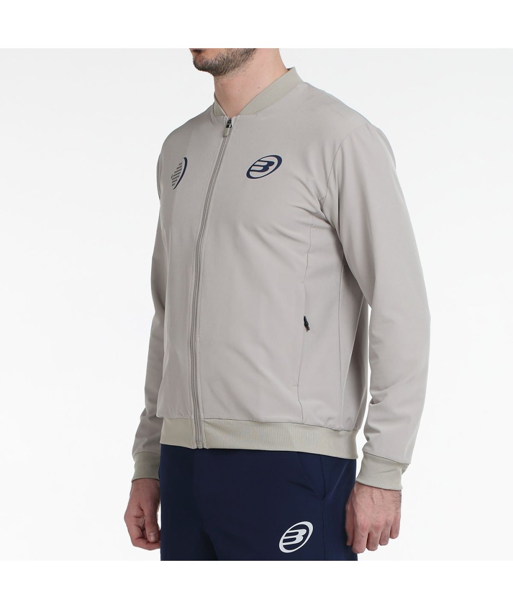 BULLPADEL VESTE CASTANO GRIS PIERRE