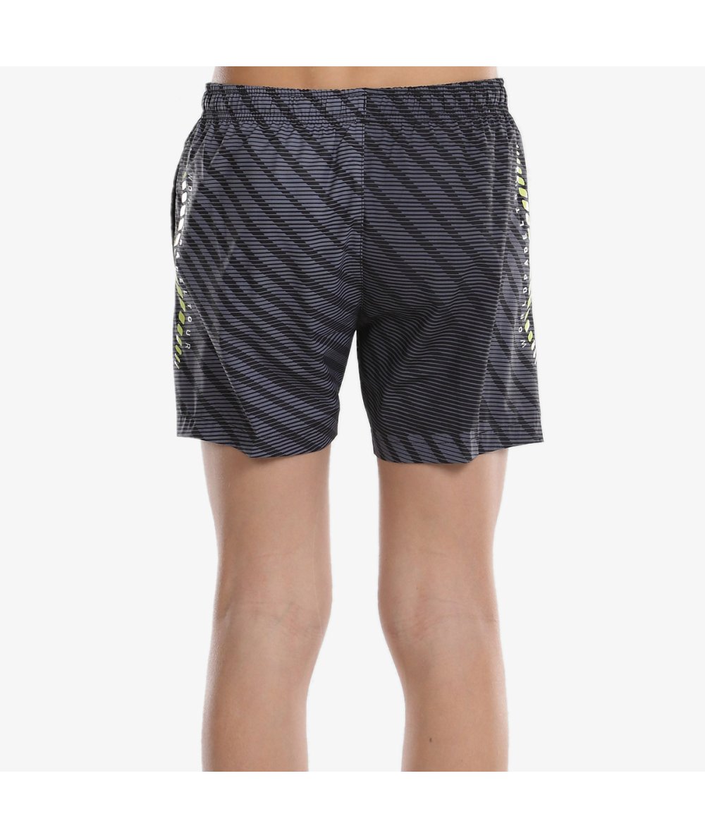BULLPADEL SHORT LIEGO J NOIR GRIS