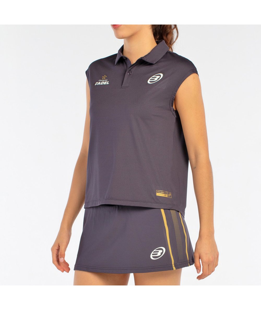 BULLPADEL POLO ACIDO CHARBON