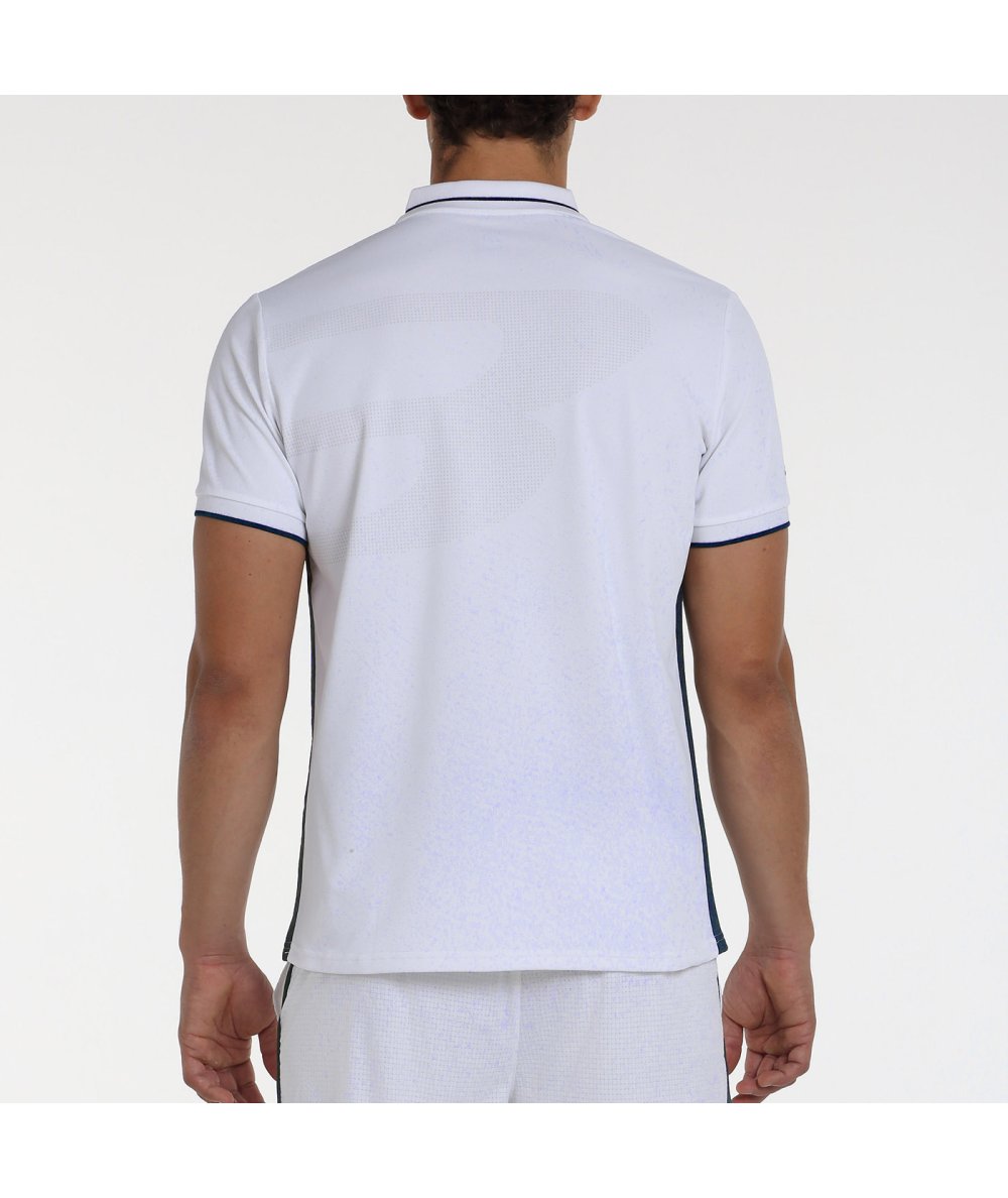 BULLPADEL POLO LEIRO 25V BLANC