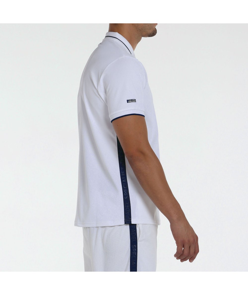 BULLPADEL POLO LEIRO 25V BLANC
