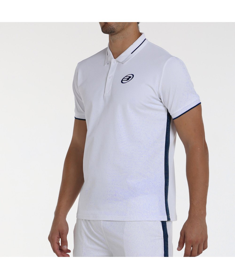 BULLPADEL POLO LEIRO 25V BLANC