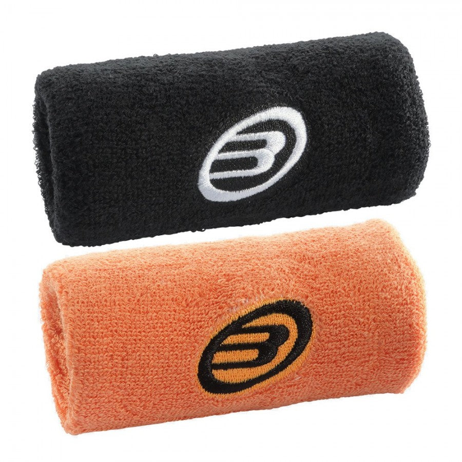 Bullpadel Serre Poignet Orange/Noir 2 Pièces