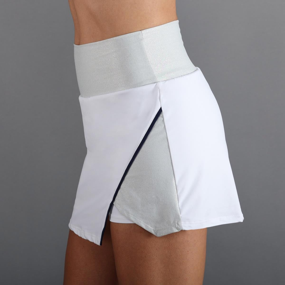 ENDLESS JUPE ZEPHYR BLANC ARGENT