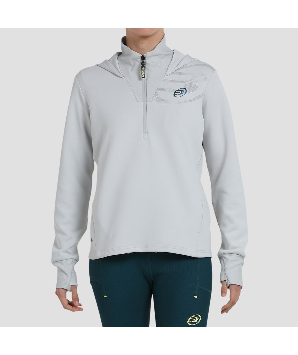 BULLPADEL SWEAT-SHIRT BULLPADEL OJALA GRIS CLAIR