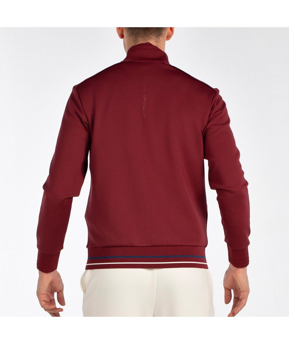 BULLPADEL SWEATSHIRT ABADIN BORDEAUX