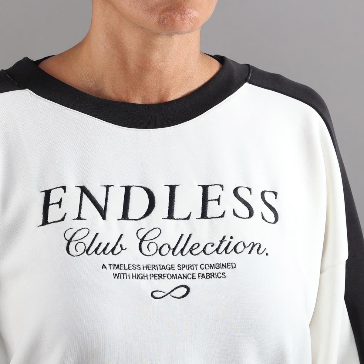 ENDLESS SWEAT-SHIRT COLLECTION CLUB BLANC