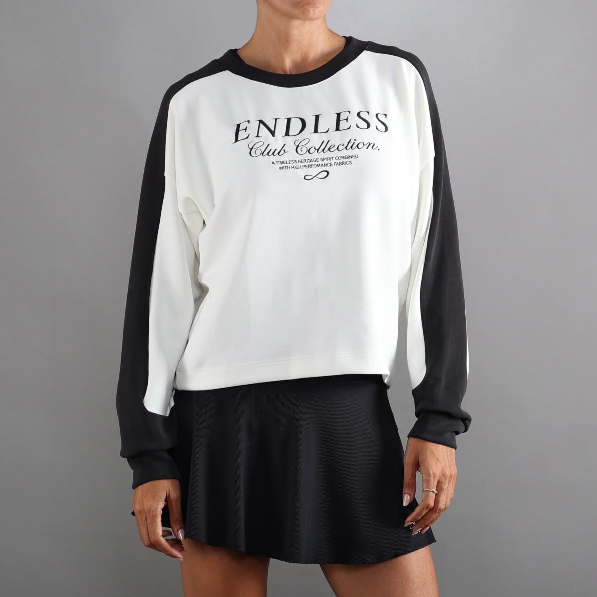 ENDLESS SWEAT-SHIRT COLLECTION CLUB BLANC