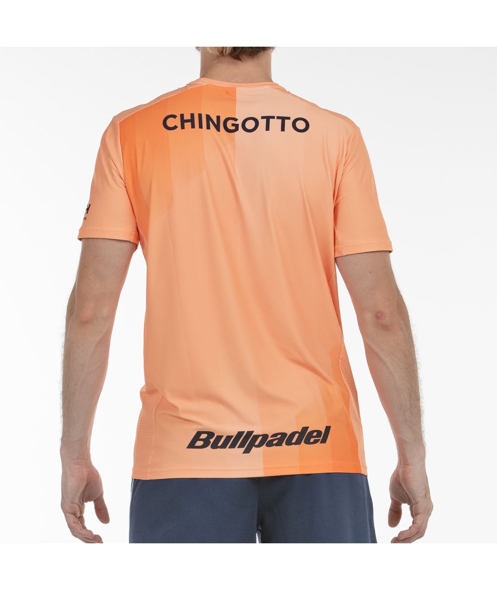 BULLPADEL T-SHIRT CHINGOTTO 25V PAPAYA