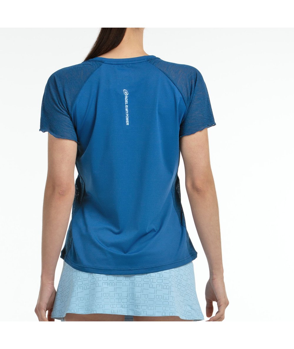 BULLPADEL T-SHIRT DEDALE ENCRE BLEUE