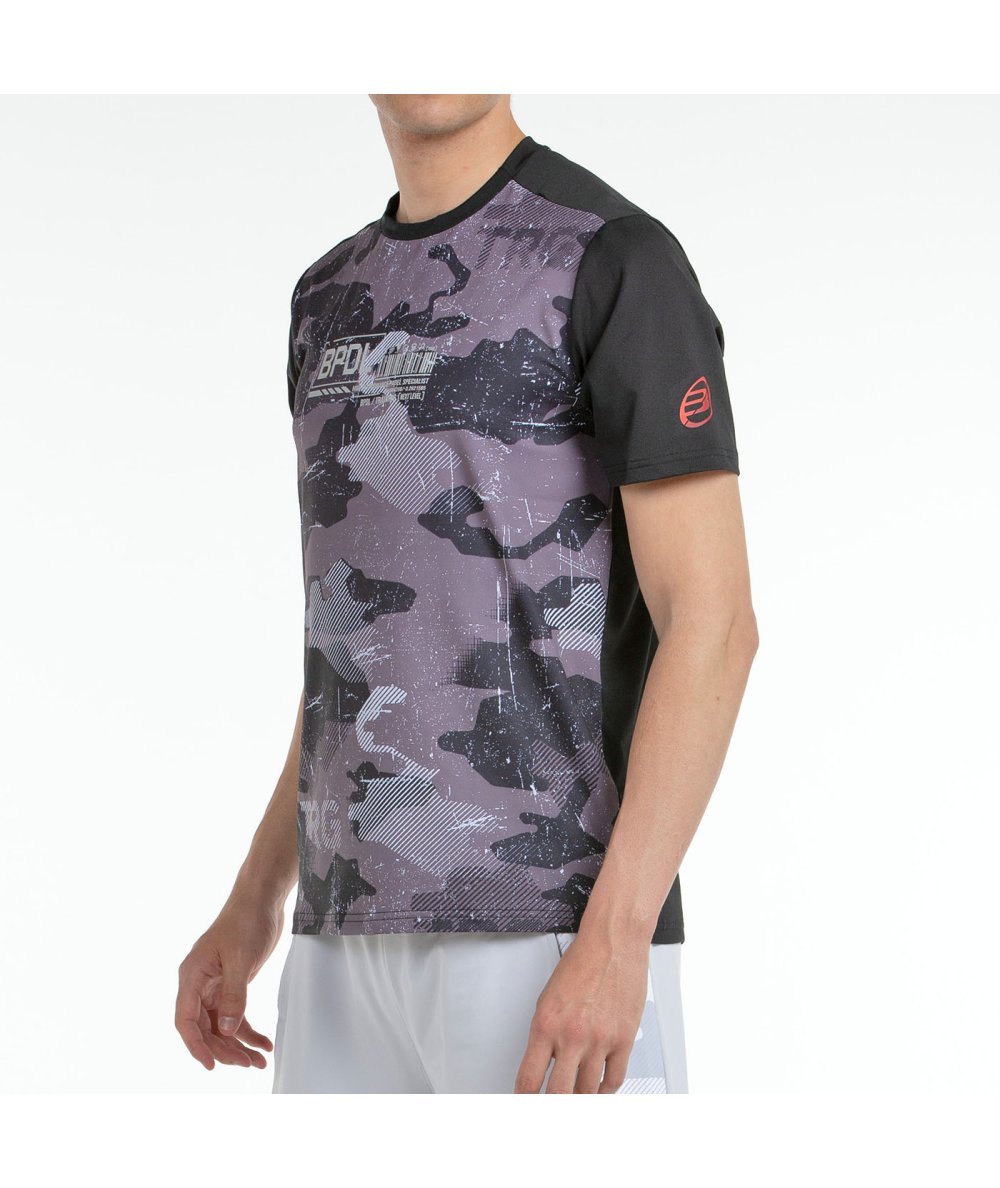 T-SHIRT BULLPADEL ESGOS NOIRE