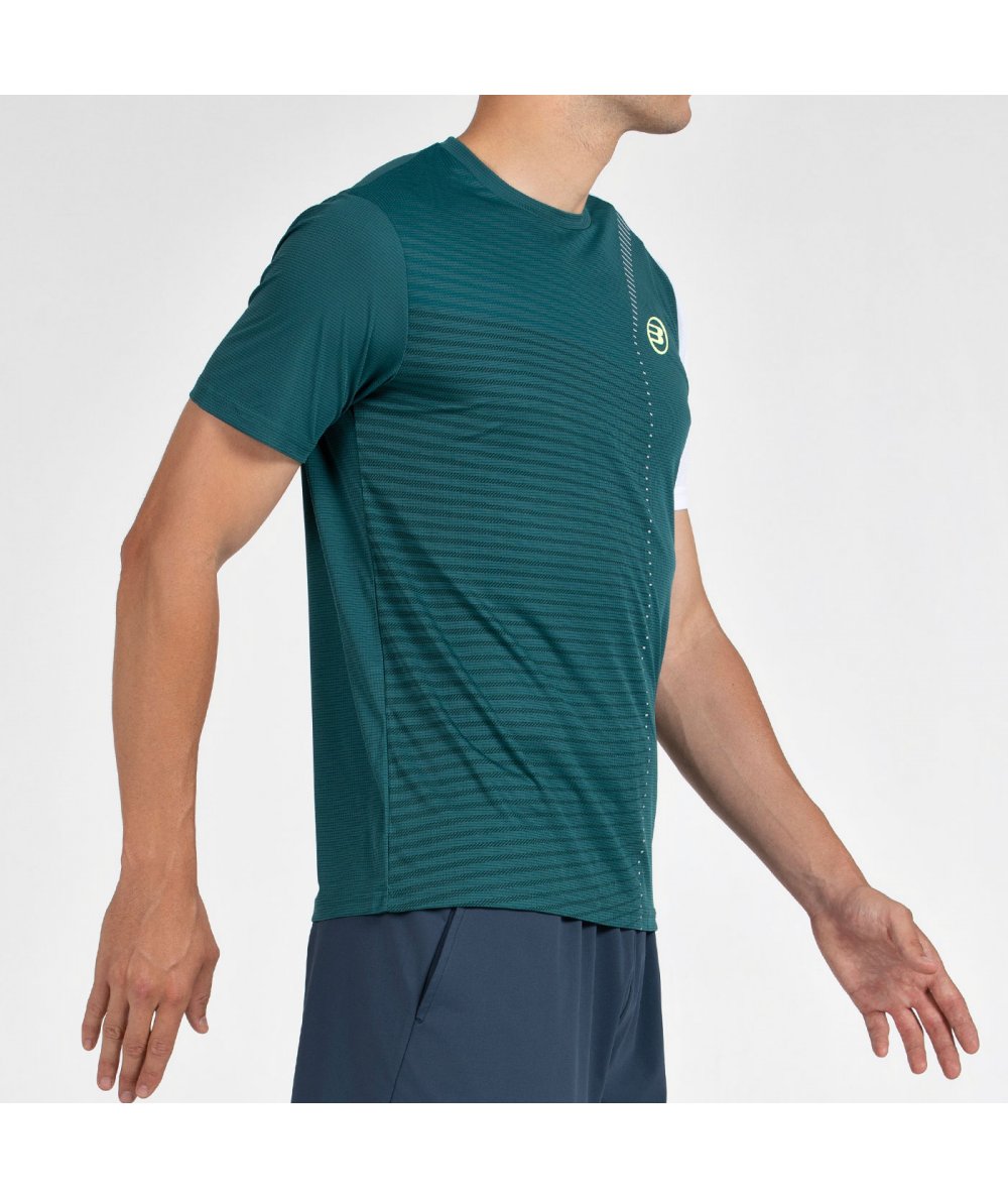 T-SHIRT BULLPADEL LLICO VERT FONCÉ