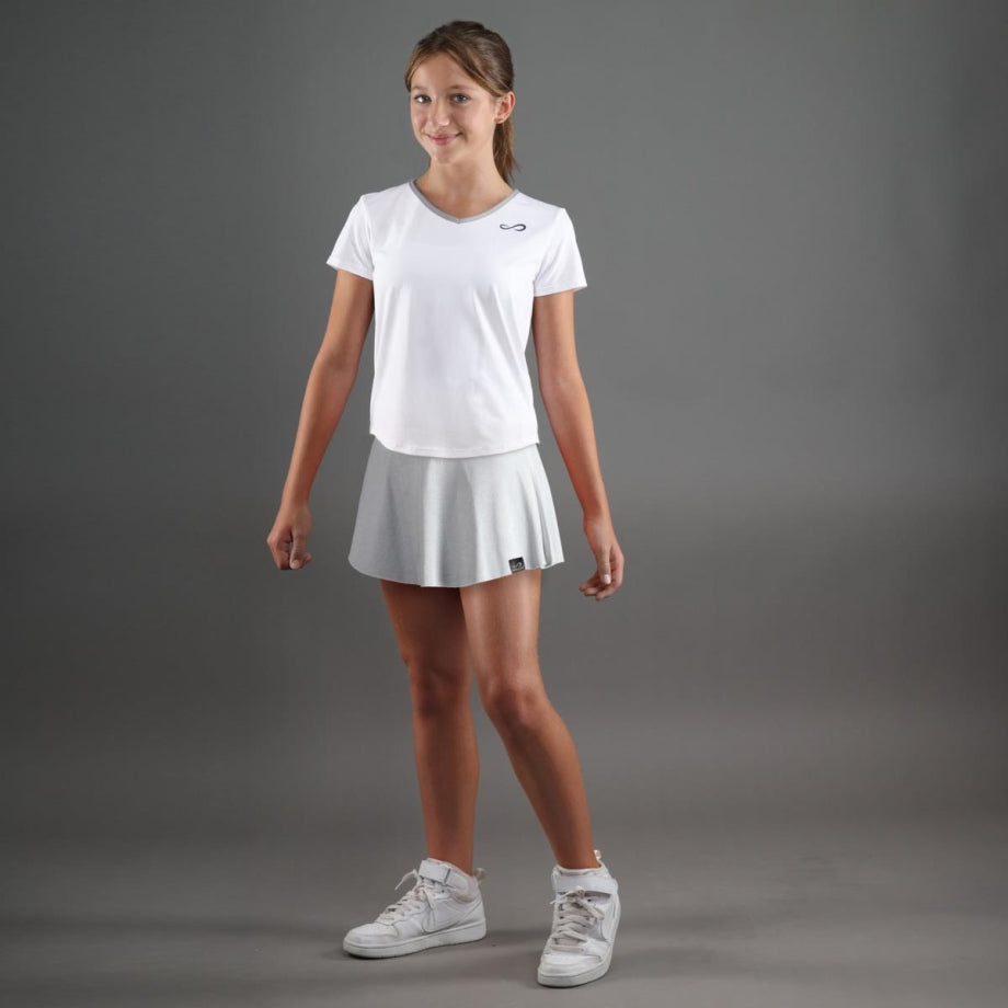 ENDLESS TOP GLORY KIDS BLANC ARGENT FILLE