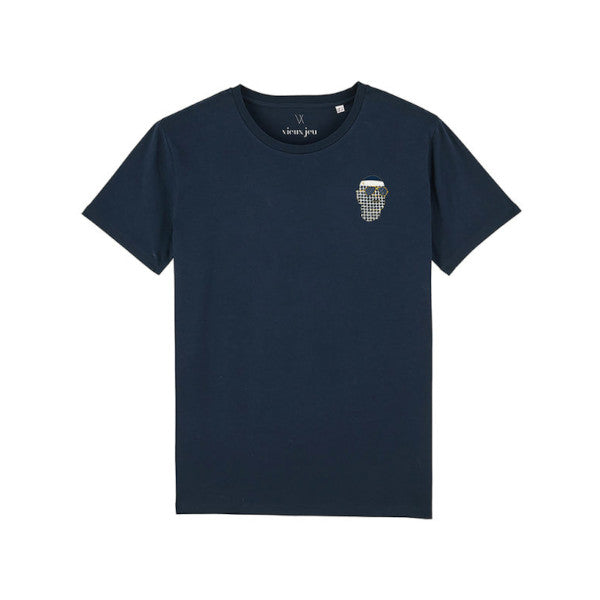 Vieux Jeu Tshirt Bold Mini Navy