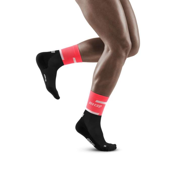 CEP Socks Men Mid Rouge