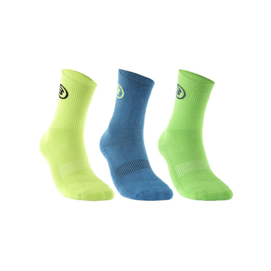 Bullpadel Chaussettes hautes Pack 3 Couleurs