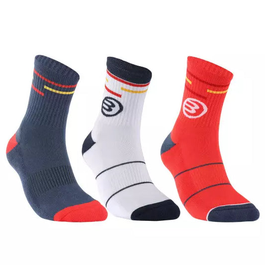 Bullpadel Chaussettes Hautes FEP Pack 3