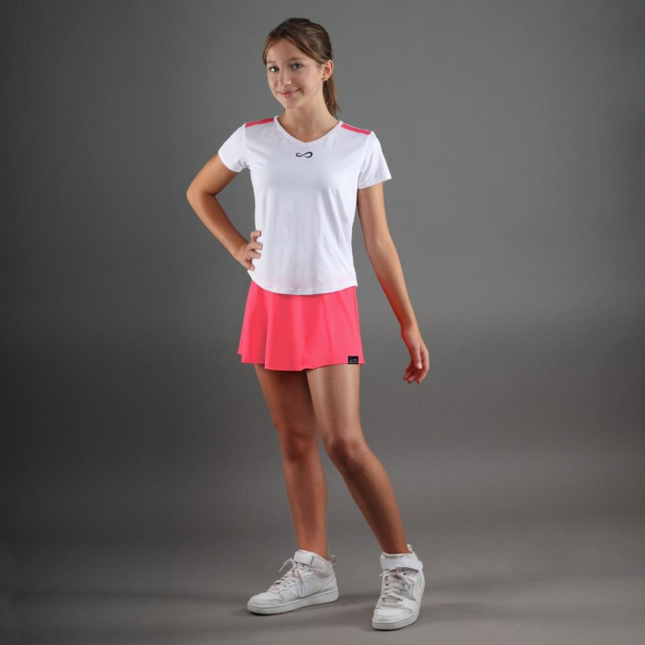ENDLESS JUPE LUX KIDS ROSE BLANC
