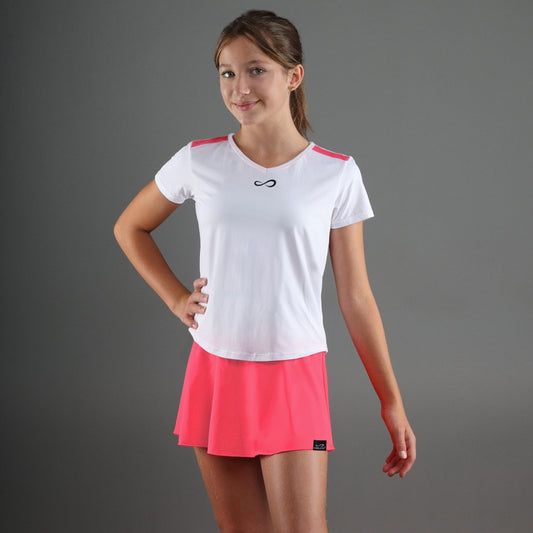ENDLESS JUPE LUX KIDS ROSE BLANC
