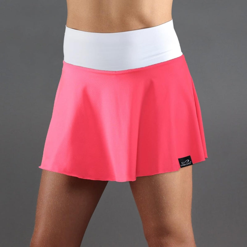 ENDLESS JUPE LUX KIDS ROSE BLANC