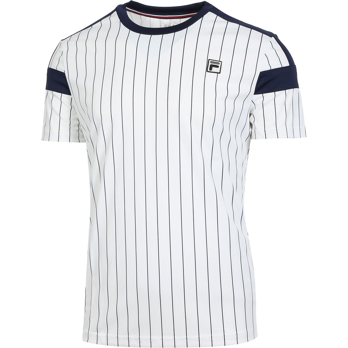 Fila T-shirt Stripes Jascha Noir/Blanc