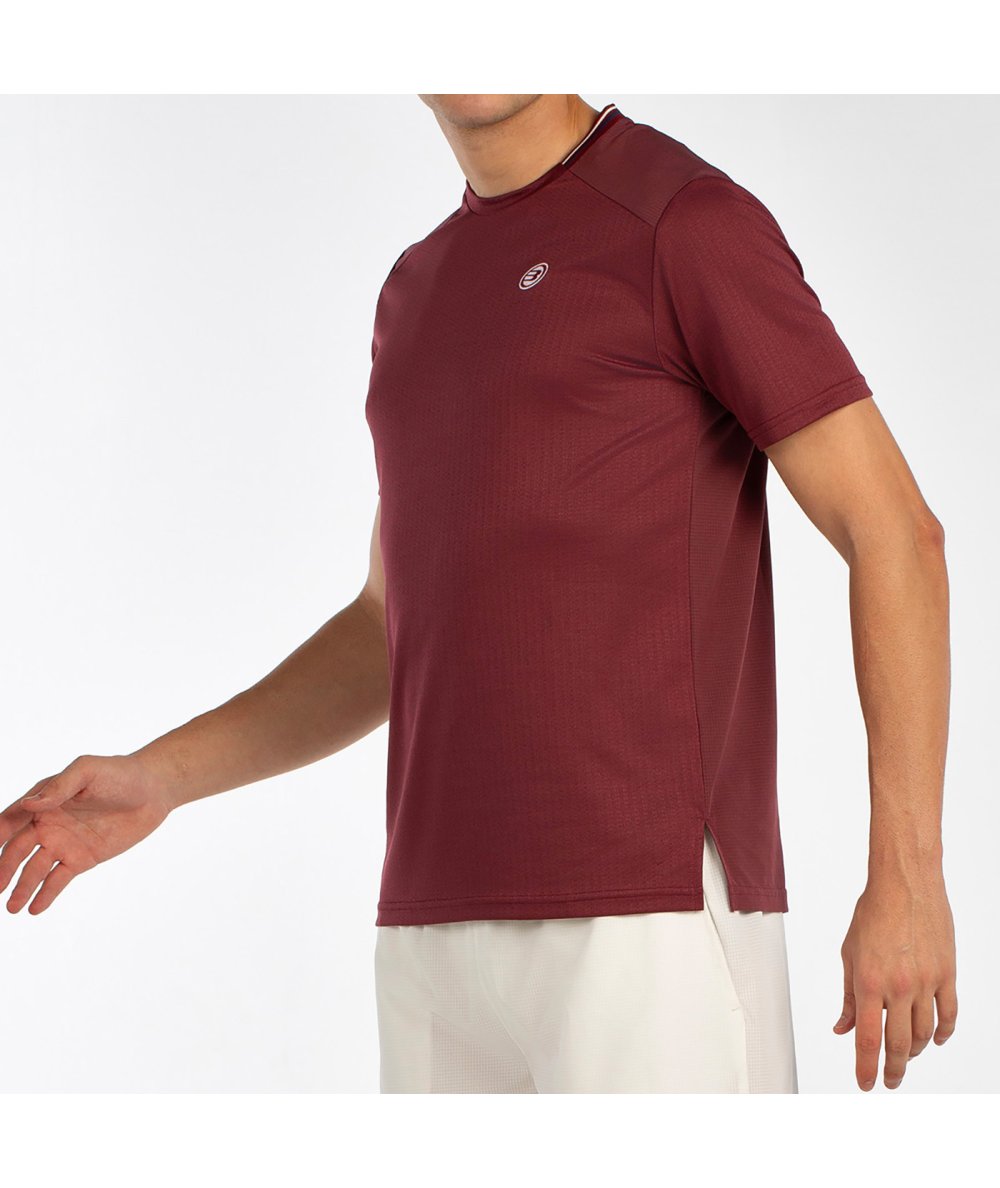 BULLPADEL T-SHIRT ACRUX BORDEAUX