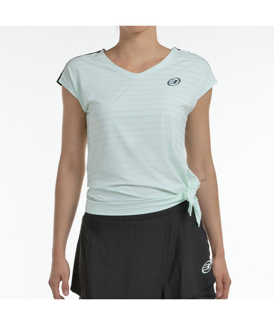 BULLPADEL T-SHIRT ADOROS TISSU BICOLORE VERT D'EAU