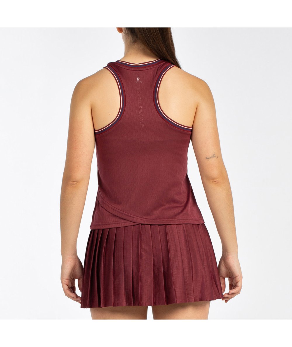 BULLPADEL T-SHIRT AZA BORDEAUX