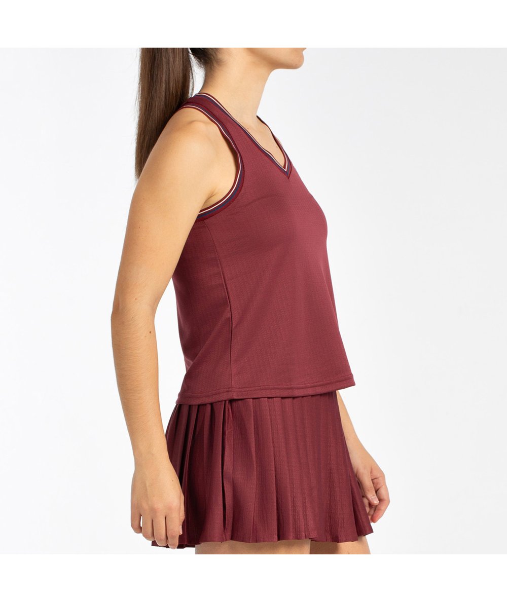BULLPADEL T-SHIRT AZA BORDEAUX