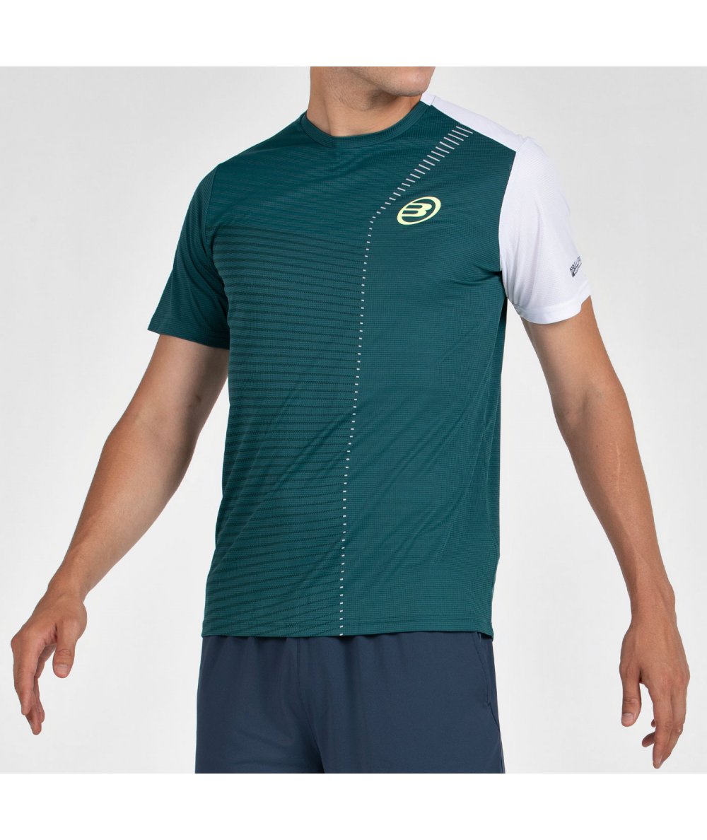 T-SHIRT BULLPADEL LLICO VERT FONCÉ