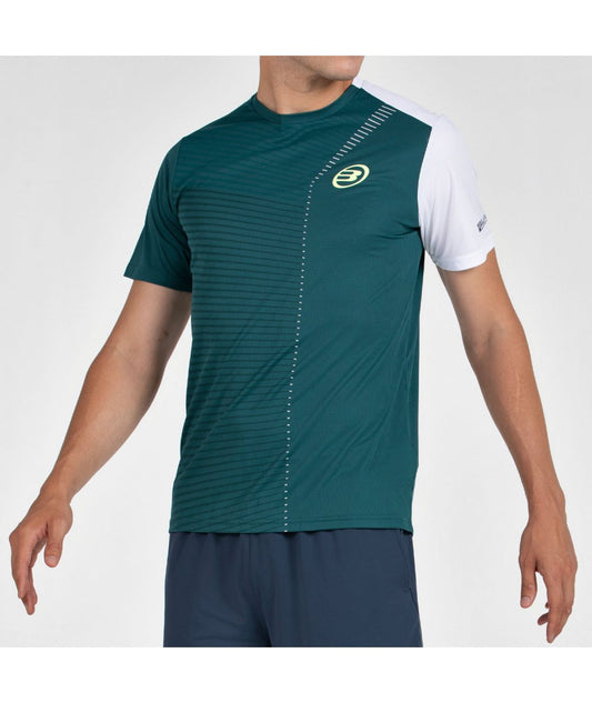 T-SHIRT BULLPADEL LLICO VERT FONCÉ