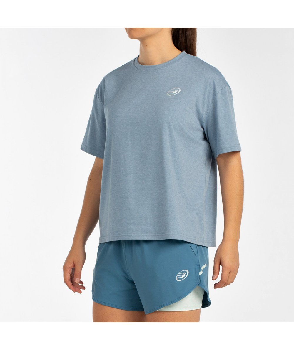 T-SHIRT BULLPADEL OYEME VIGORE BLEU VERT