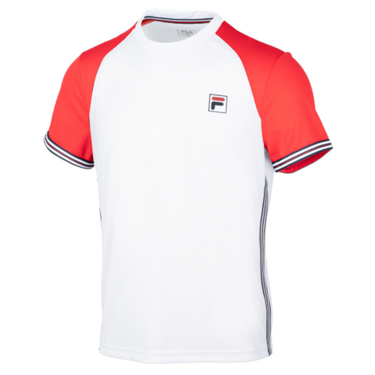 Fila T-Shirt Alfie Rouge/Blanc