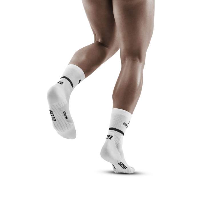 CEP Socks Men Mid Blanc