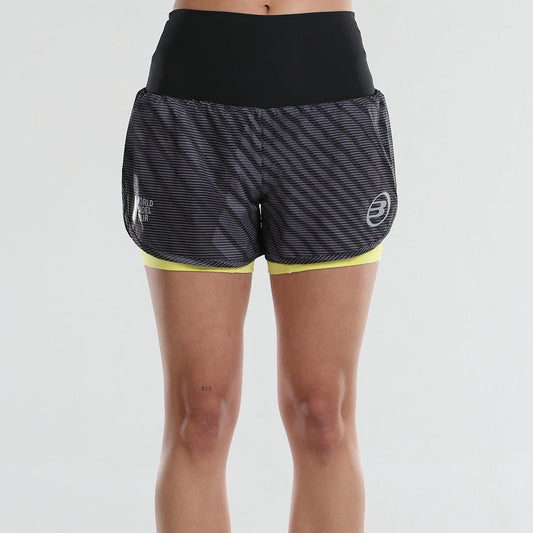 Bullpadel Short noir Lonja WPT