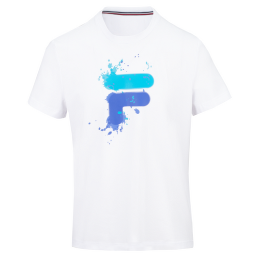 Fila T-shirt Nevio blanc/bleu
