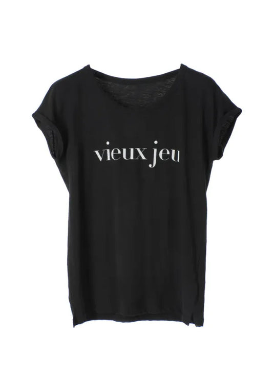 Vieux Jeu T-Shirt Noir